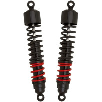 Stiletto Shocks — 343 mm (13.5"), rear fitment, Black, Red
