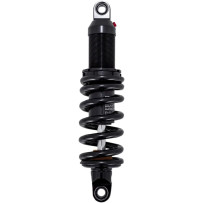 465 Series Shock for Softails — 46 mm bore, 309.88 mm extended length, Black anodized