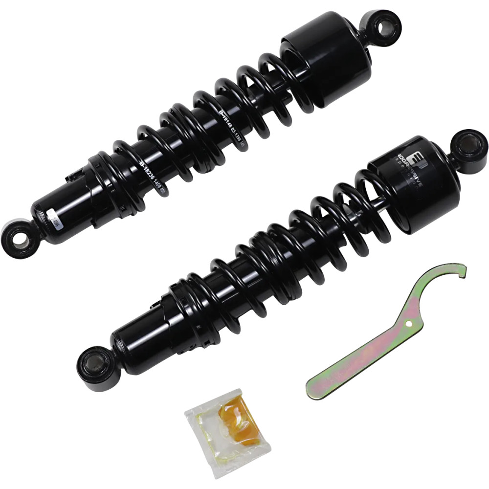 412 Series Shocks — 356 mm (14"), rear, black 412 Series Shocks — 356 mm (14"), rear, black