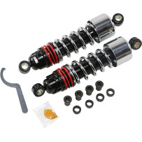 Slammer Plus Shocks — 10.5" ride height, 11.5" damper, Chrome