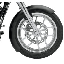 Tire Hugger Front Fender for Dresser — 16", 17", 18", 19", 15.9 cm width, Black E-coating