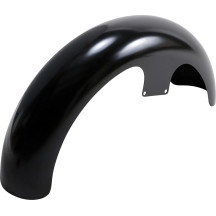 Tire Hugger Front Fender for Dresser — 16", 17", 18", 19", 15.9 cm width, Black E-coating