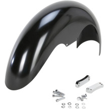 Hugger Front Fender with Mounting Blocks for Softail/Dyna