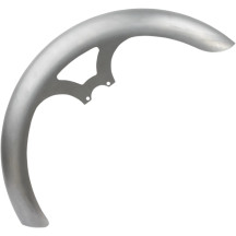 Real Steel Rapper Front Fender — 16 cm (6.3") width, 58.4 cm (23") length, Unfinished