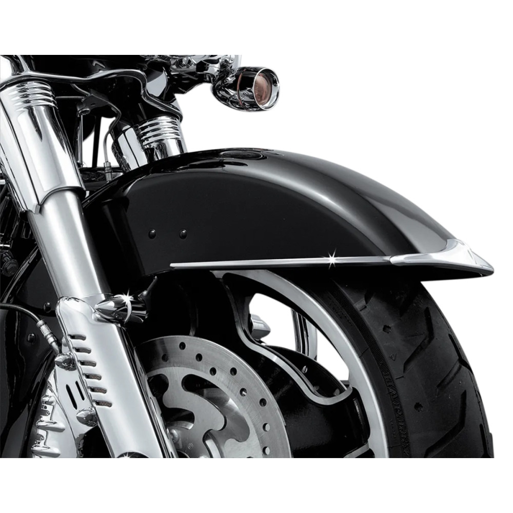 Front Fender Side Trim — Front, Pair, Chrome