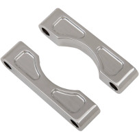 Tire Hugger Front Fender Mounting Block — fits 16\",17\",18\",19\" wheels, 7/8\" width, Chrome