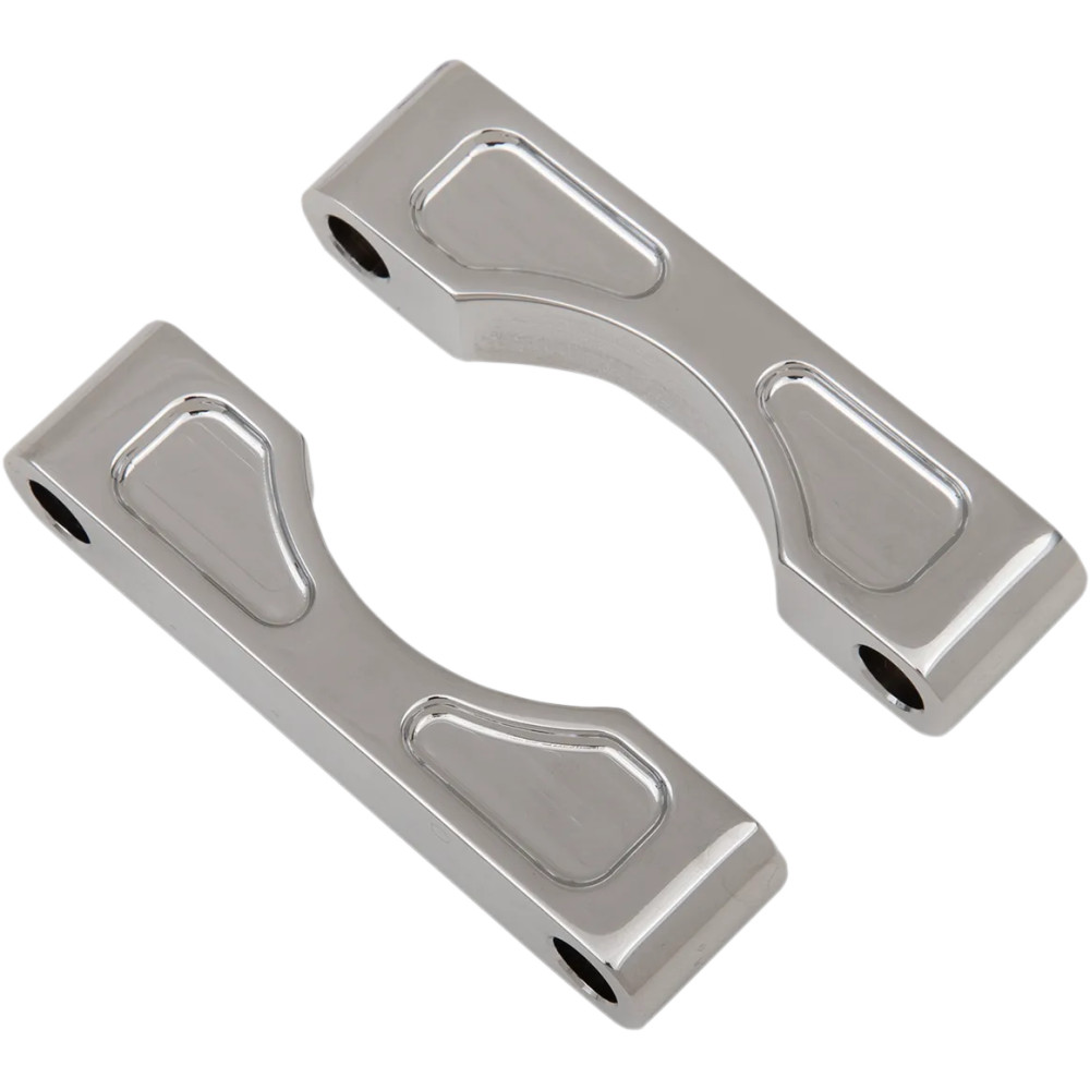 Bloque de montaje frontal Tire Hugger — compatible con ruedas 16\",17\",18\",19\", ancho 7/8\", cromado