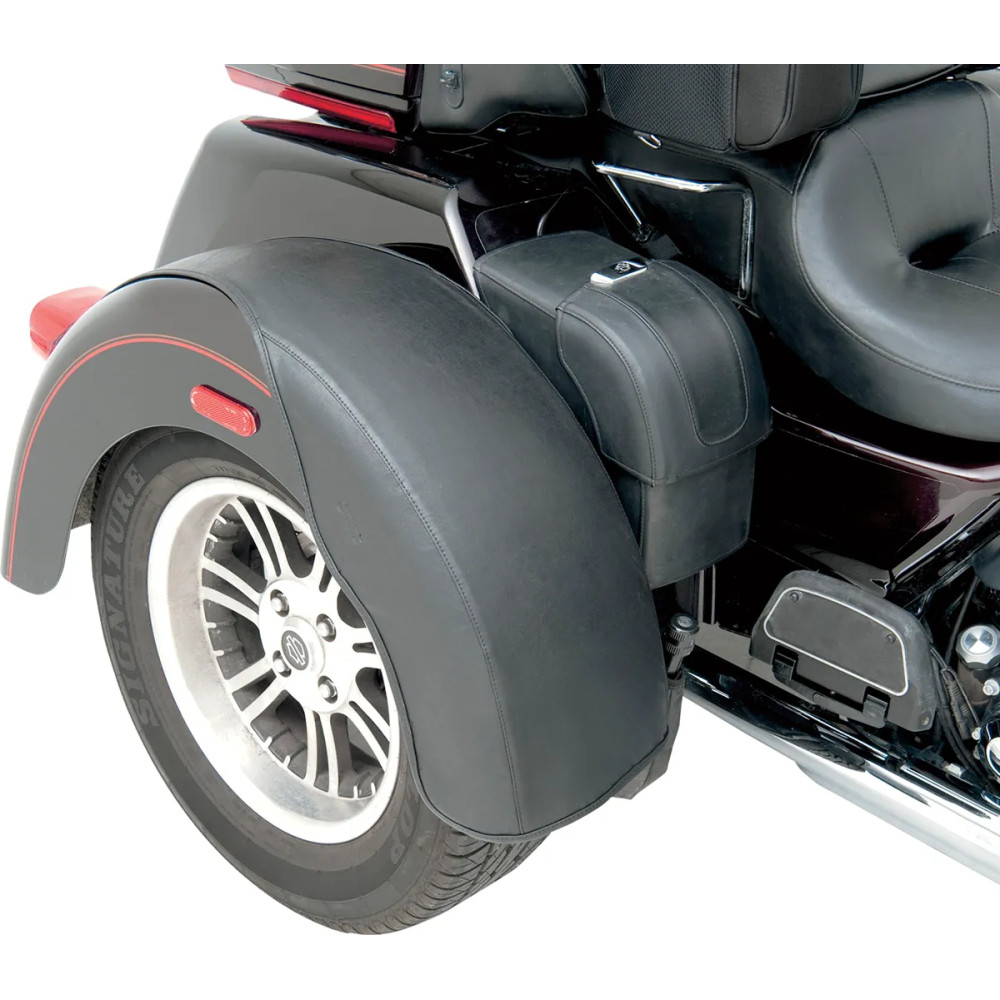Trike Fender Bra Set — Rear, Black, Pair