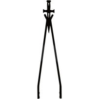 Daggertude Styled Sissy Bar Sticks — 30" height, 6-11/16" width, Black