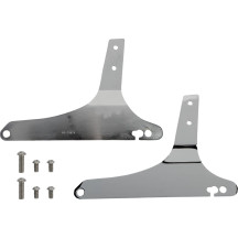 Sissy bar cuadrado — 356 mm (14") , respaldo 127 mm (5") x 152 mm (6"), cromado