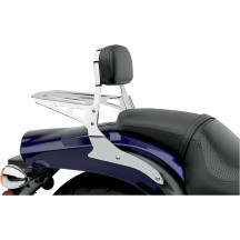 Square Sissy Bar — 279 mm (11"), Chrome