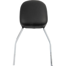 Sissy Bar cuadrado — 432 mm (17\"), respaldo 222 mm (8-3/4\"), Cromo