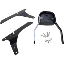Sissy Bar cuadrado — 11 in de altura, almohadilla 5 in x 6 in, negro