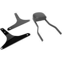 Sissy Bar cuadrado — 356 mm (14 in), corto, negro