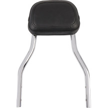 Detachable Backrest Kit — 6" W x 5" H x 2" D, 14" height, Chrome