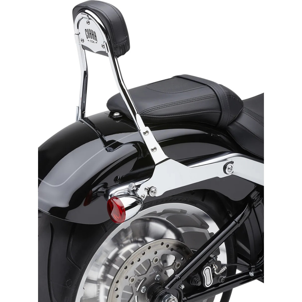 Detachable Backrest Kit — 6" x 5" x 2", 14" height, Chrome