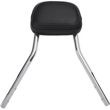 Detachable Backrest Kit — 6" x 5" x 2", 14" height, Chrome