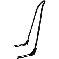 Sissy Bar de una pieza — 64 cm de altura, Negro mate