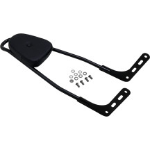Sissy Bar de una pieza — 25 in, negro brillante