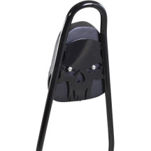One-Piece Sissy Bar — 64 cm (25"), Steel, Black gloss
