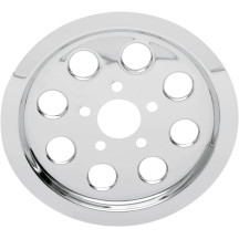 Inserto cromado exterior de polea trasera — Precision-Formed