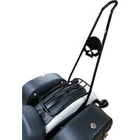 7" Solo Luggage Rack — 7" width, Black gloss