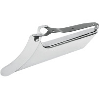 Protector de correa trasera — montaje inferior, cromado