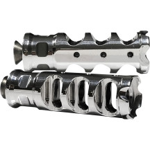 Muzzle Break Shifter Peg — 25 mm (1"), 76 mm (3"), Chrome, Pair