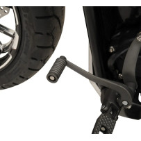 Perno de cambio — 54 mm L, 25 mm diámetro, rosca 5/16-24, negro anodizado