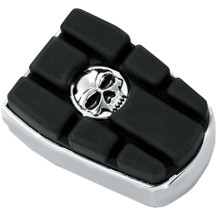 Almohadilla para pedal de freno Zombie — Negro, Cromado