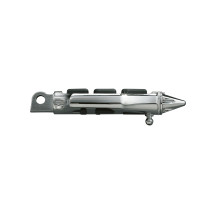 Stiletto Pegs — Driver, Male mount, Pair, Black, Chrome