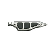 Stiletto Pegs — Driver, Male mount, Pair, Black, Chrome