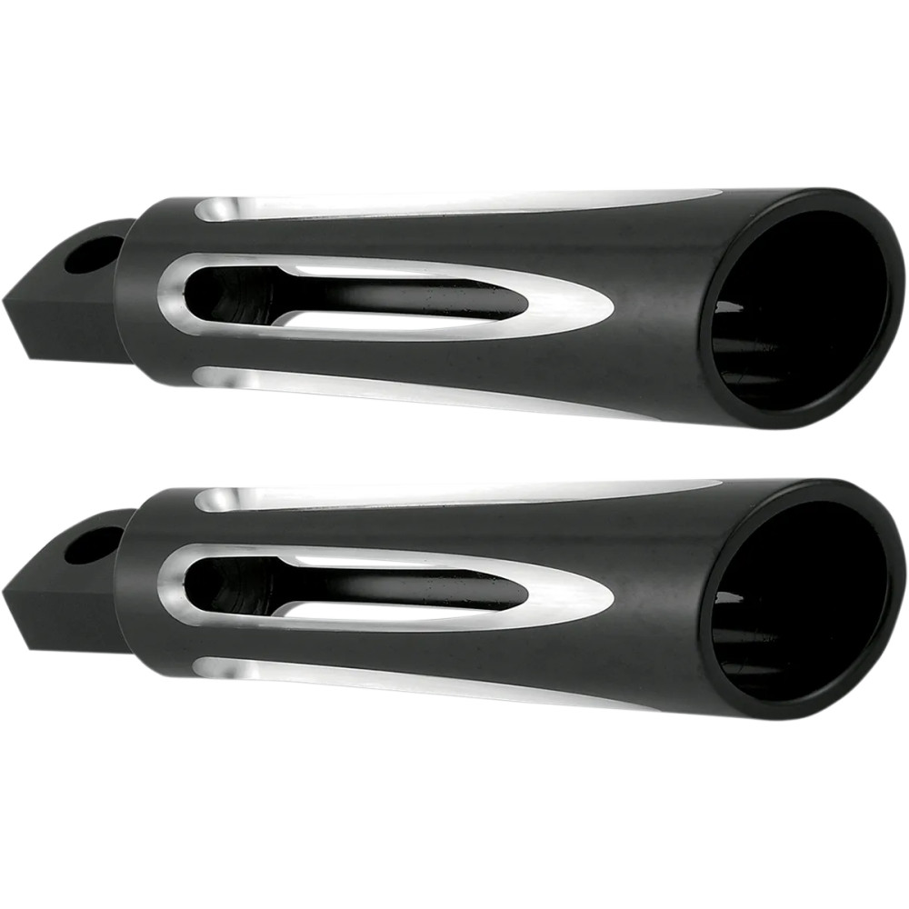 Reposapiés Deep Cut — 25.4 mm (1") más largos, negro anodizado