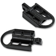 Mushman Footpegs — 2-1/8" x 3-1/2", male mount, left/right, black