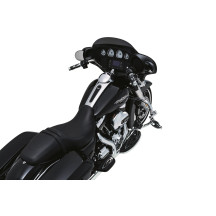 Flamin' Switchblade Pegs — male mount, pair, black, chrome