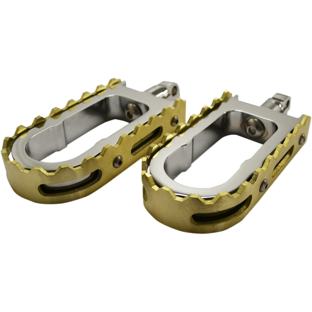 Reposapiés BMX — Montura macho, base de latón