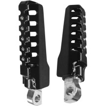 Razorback Reposapiés — Negro, compatible con la mayoría de H‑D clevis mounts