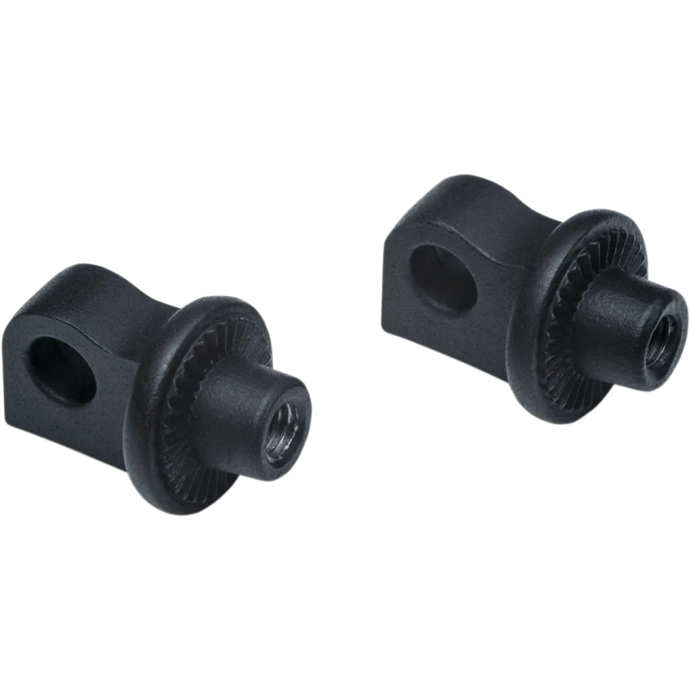 Adaptadores de Montaje Estriados — negro satinado