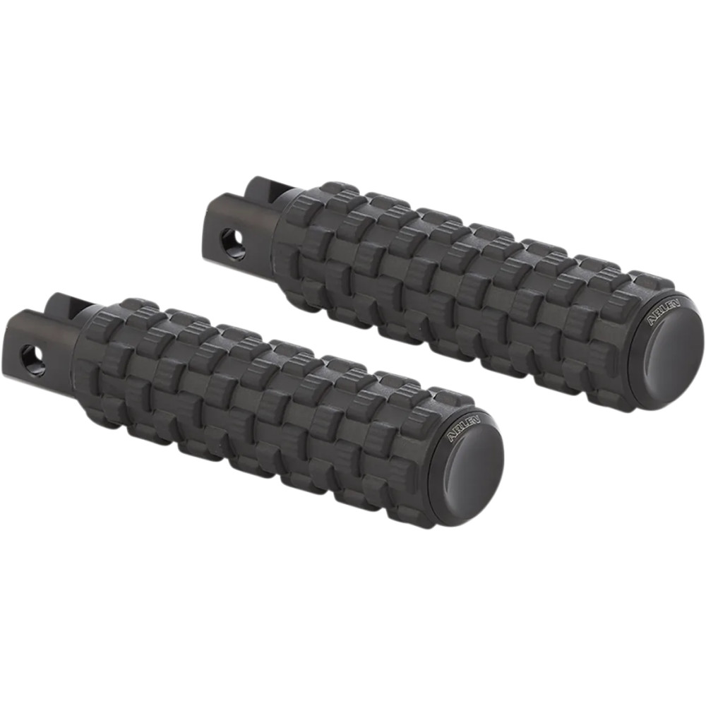 Estriberas Fusion — Montaje macho, 25.4 mm (1") más largas, Negro