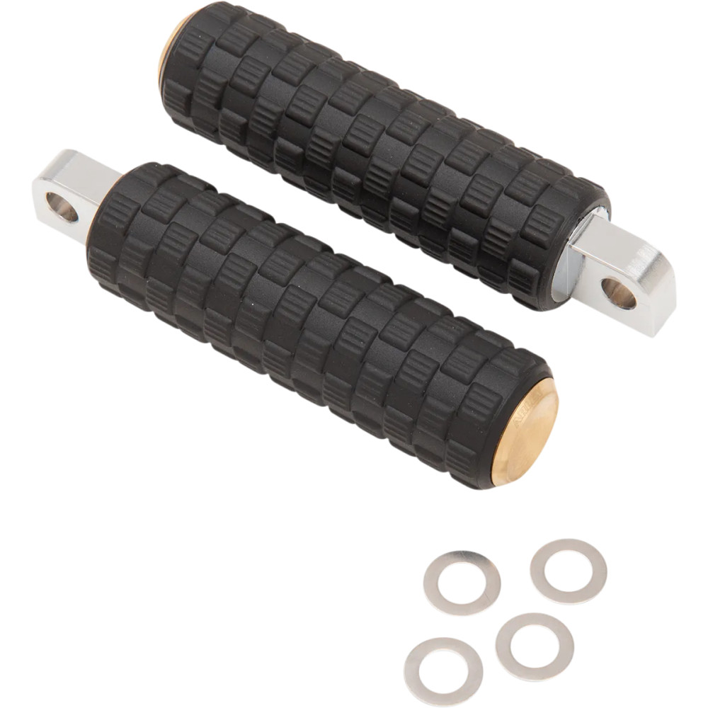 Reposapiés Fusion montura macho — 25,4 mm (1 pulg) más largo, montura macho