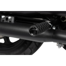 M-Eight Fusion Estriberas — 25 mm (1") más largas, Negro