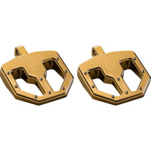 BMX V1 Reposapiés — 95 mm (3-3/4\") An x 95 mm (3-3/4\") L, Dorado