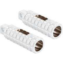 SpeedLiner Footpegs — male mount, driver/passenger, chrome