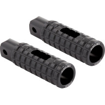 SpeedLiner Estribos — montaje macho, negro anodizado