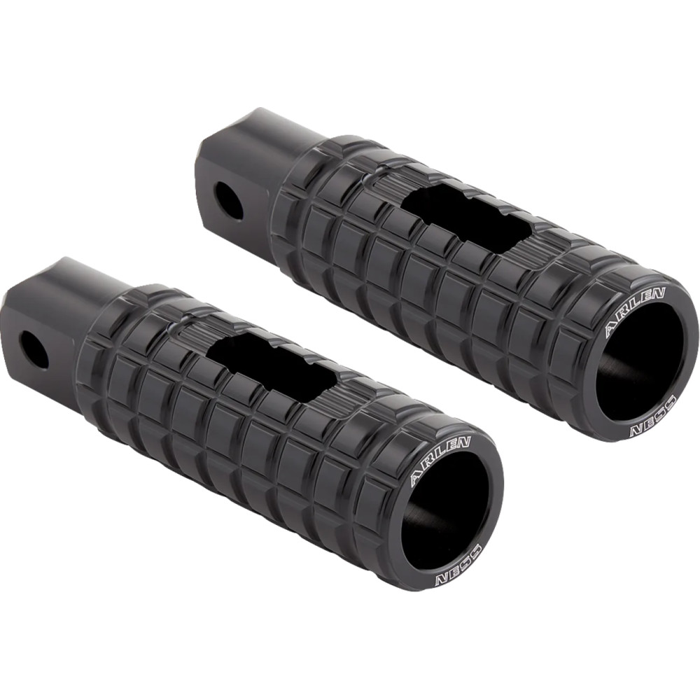 SpeedLiner Estribos — montaje macho, negro anodizado