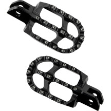 Footpegs — Wide, pair, black