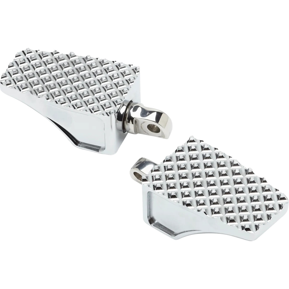 Reposapiés County Line — 88,9 mm (3-1/2"), 57 mm (2-1/4"), Delantero, cromado