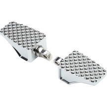 Reposapiés County Line — 88,9 mm (3-1/2"), 57 mm (2-1/4"), Delantero, cromado
