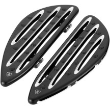 Reposapiés Deep Cut — Conductor, 40,5 cm (16") largo, 15 cm (6") ancho, 19 mm (3/4") grosor, negro anodizado
