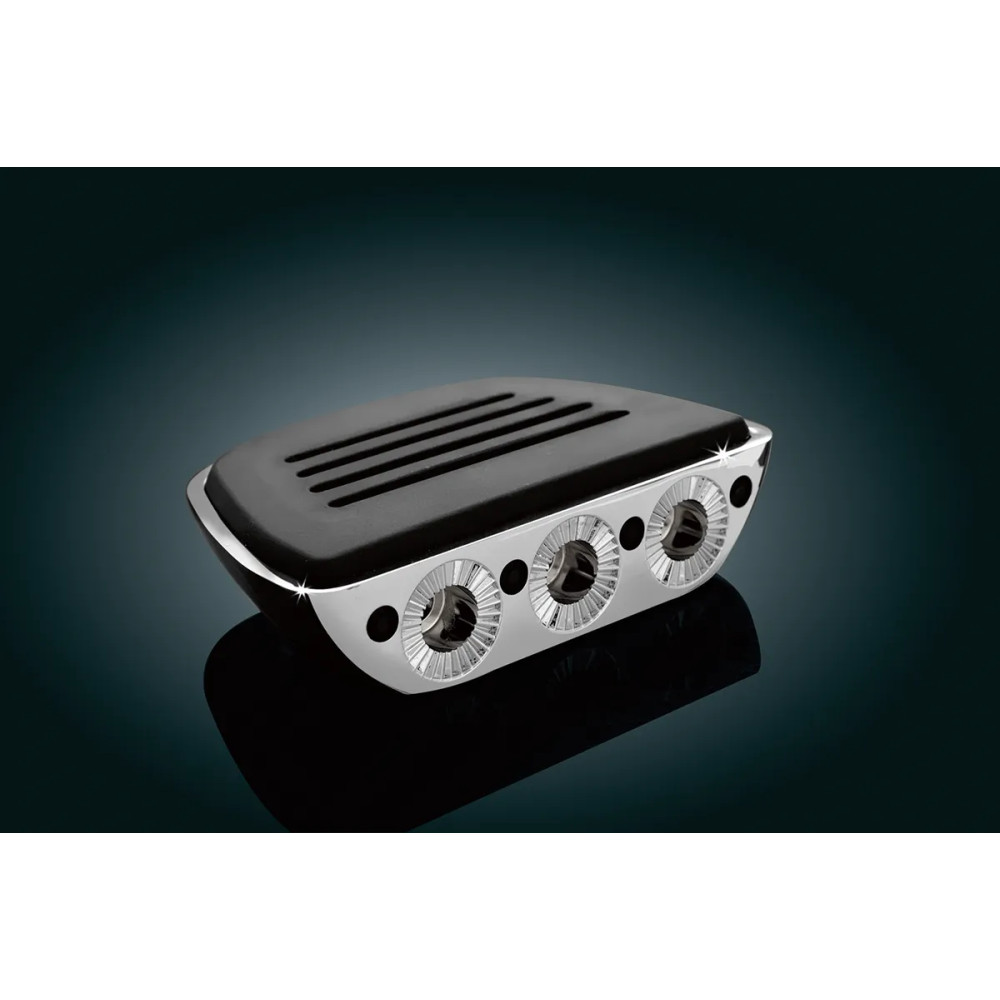 Premium Mini Boards — 14 cm (5-1/2") L, 10 cm (4") W, without male mounts, Black/Chrome